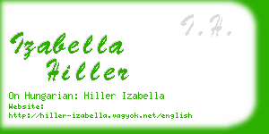 izabella hiller business card